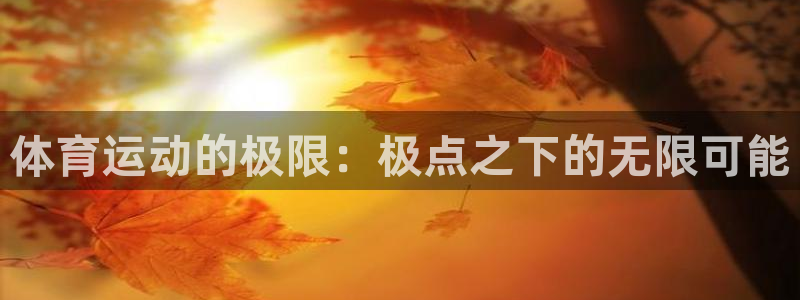 z66体育app下载：体育运动的极限：极点之下的无限可能